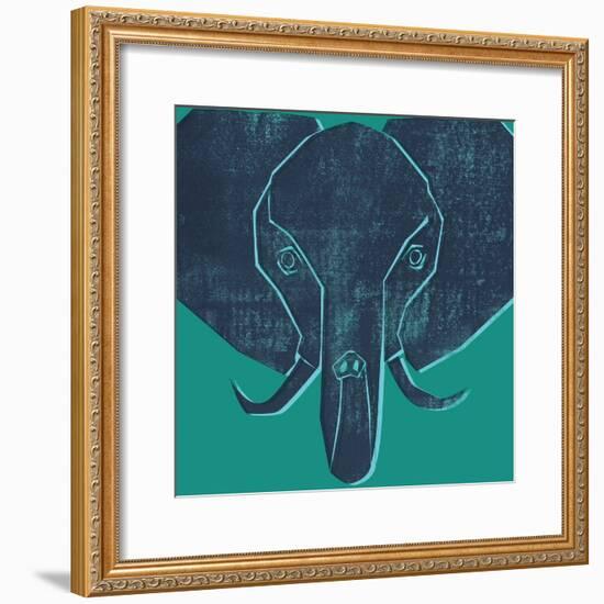 Elephant-null-Framed Giclee Print