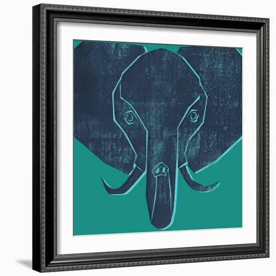 Elephant--Framed Giclee Print