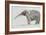 Elephant-Jung Sook Nam-Framed Giclee Print