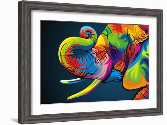 Elephant-Bob Weer-Framed Giclee Print