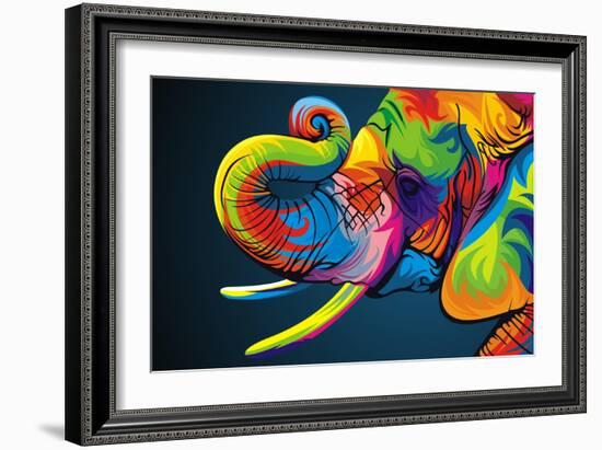 Elephant-Bob Weer-Framed Giclee Print