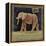 Elephant-Lisa Ven Vertloh-Framed Stretched Canvas