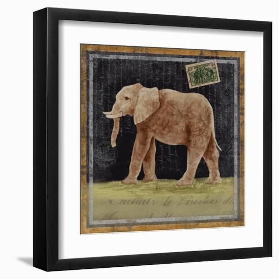 Elephant-Lisa Ven Vertloh-Framed Art Print