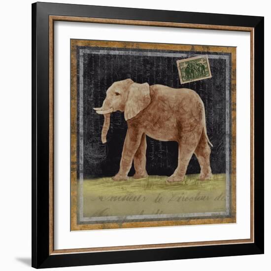 Elephant-Lisa Ven Vertloh-Framed Art Print