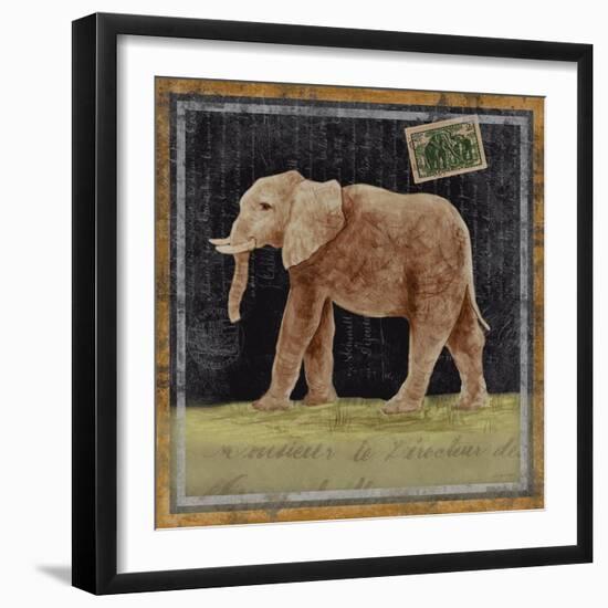 Elephant-Lisa Ven Vertloh-Framed Art Print