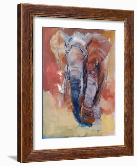 Elephant-Mark Adlington-Framed Giclee Print