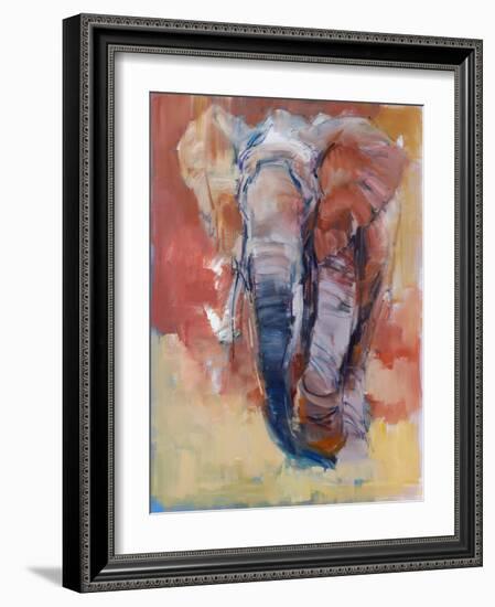 Elephant-Mark Adlington-Framed Giclee Print