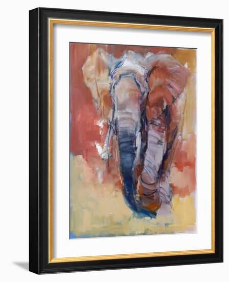 Elephant-Mark Adlington-Framed Giclee Print