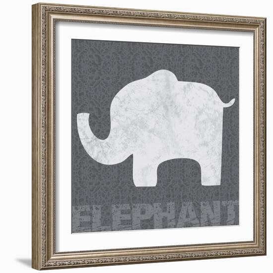 Elephant-Lauren Gibbons-Framed Art Print