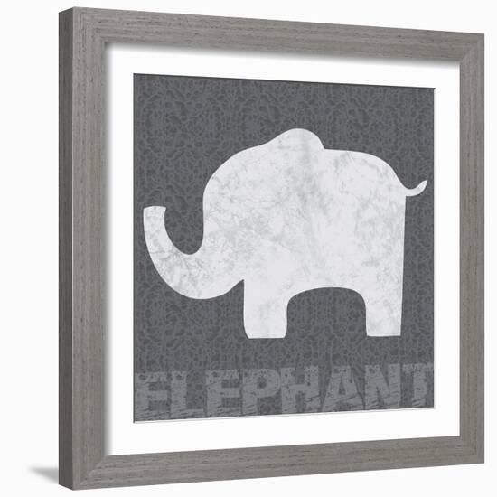 Elephant-Lauren Gibbons-Framed Art Print