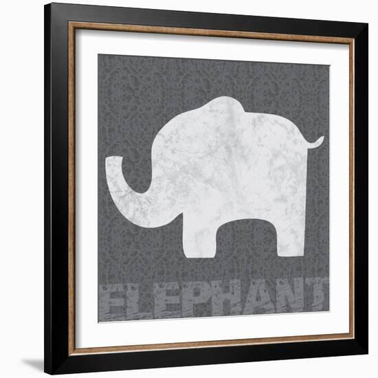 Elephant-Lauren Gibbons-Framed Art Print