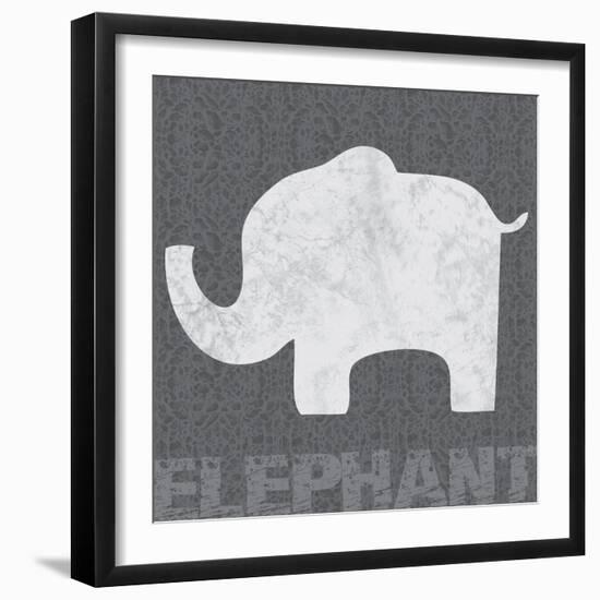 Elephant-Lauren Gibbons-Framed Art Print