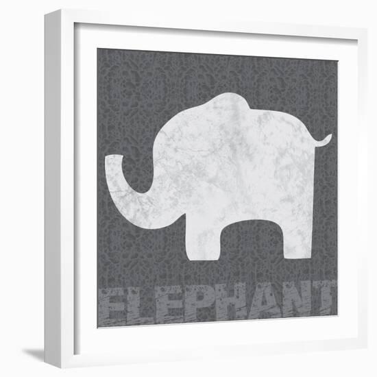 Elephant-Lauren Gibbons-Framed Art Print