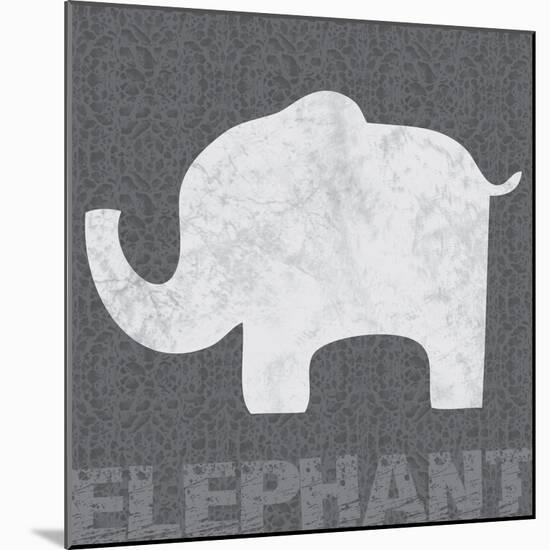 Elephant-Lauren Gibbons-Mounted Art Print