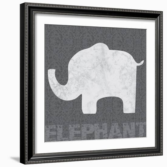 Elephant-Lauren Gibbons-Framed Art Print