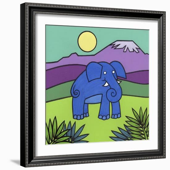 Elephant-Denny Driver-Framed Giclee Print