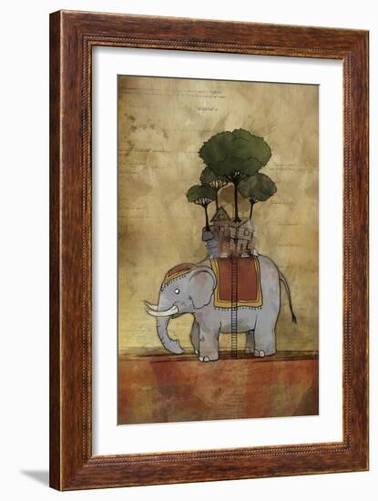Elephant-Michael Murdock-Framed Giclee Print