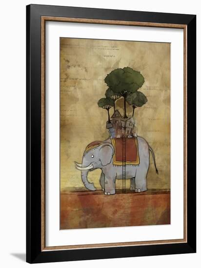 Elephant-Michael Murdock-Framed Giclee Print