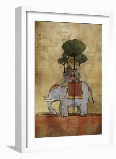 Elephant-Michael Murdock-Framed Giclee Print