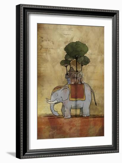 Elephant-Michael Murdock-Framed Giclee Print