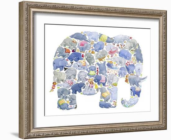 Elephant-Louise Tate-Framed Giclee Print