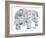 Elephant-Louise Tate-Framed Giclee Print