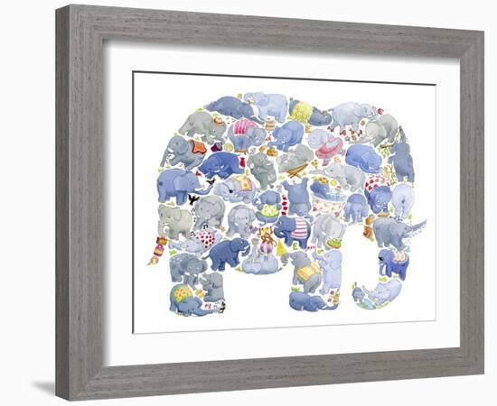Elephant-Louise Tate-Framed Giclee Print