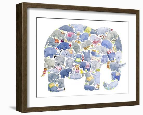 Elephant-Louise Tate-Framed Giclee Print