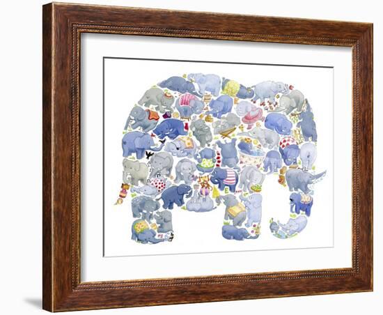 Elephant-Louise Tate-Framed Giclee Print