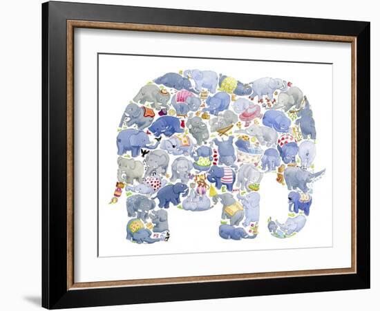 Elephant-Louise Tate-Framed Giclee Print