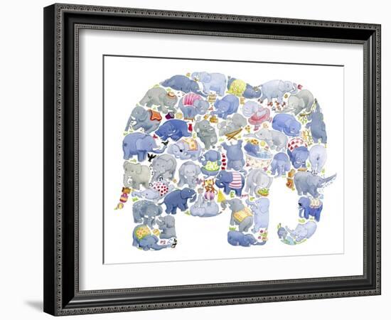 Elephant-Louise Tate-Framed Giclee Print