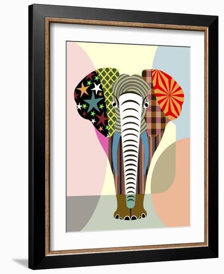 Elephantidae-Adefioye Lanre-Framed Giclee Print