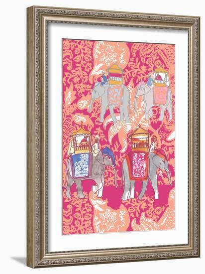 Elephants, 2013-Anna Platts-Framed Giclee Print