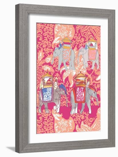 Elephants, 2013-Anna Platts-Framed Giclee Print