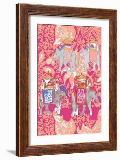 Elephants, 2013-Anna Platts-Framed Giclee Print