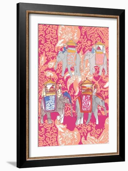 Elephants, 2013-Anna Platts-Framed Giclee Print