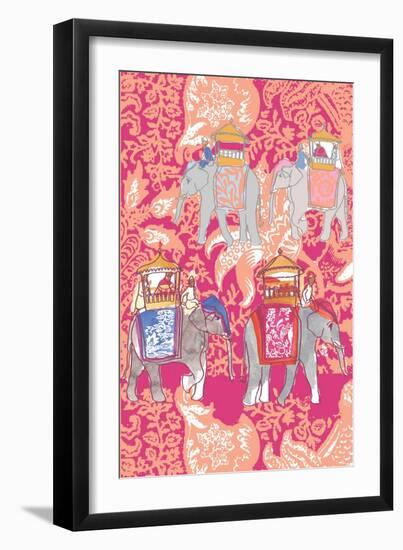 Elephants, 2013-Anna Platts-Framed Giclee Print