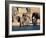 Elephants Drinking, Namibia, Africa-Kim Walker-Framed Photographic Print