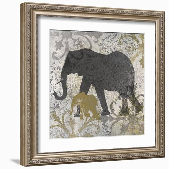 Elephants Exotiques-Katrina Craven-Framed Art Print