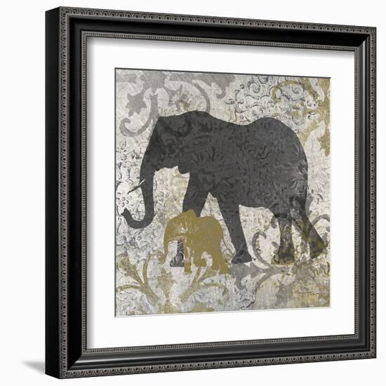 Elephants Exotiques-Katrina Craven-Framed Art Print