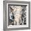 Elephants Gaze-James Grey-Framed Art Print