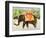 Elephants with Bananas, 1998-E.B. Watts-Framed Giclee Print