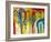 Elephants-Jami Vestergaard-Framed Art Print