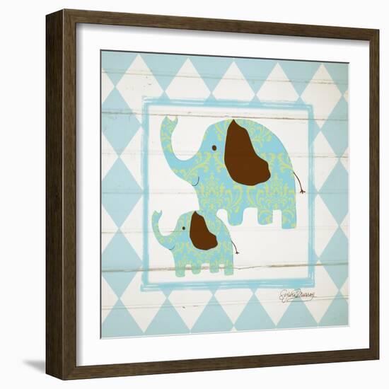 Elephants-Sylvia Murray-Framed Art Print