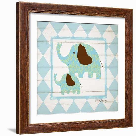 Elephants-Sylvia Murray-Framed Art Print