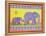 Elephants-Cathy Baxter-Framed Premier Image Canvas