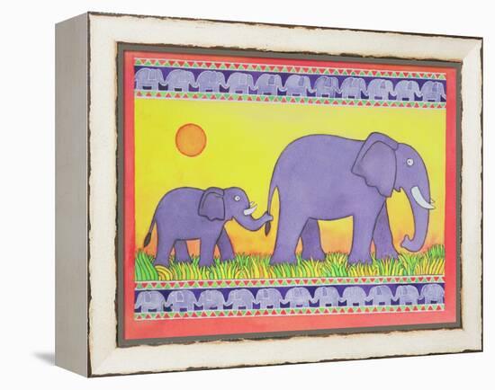 Elephants-Cathy Baxter-Framed Premier Image Canvas