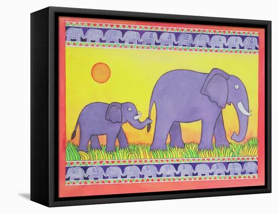 Elephants-Cathy Baxter-Framed Premier Image Canvas