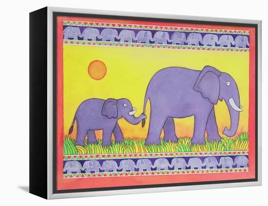 Elephants-Cathy Baxter-Framed Premier Image Canvas