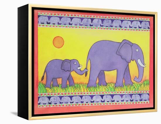 Elephants-Cathy Baxter-Framed Premier Image Canvas